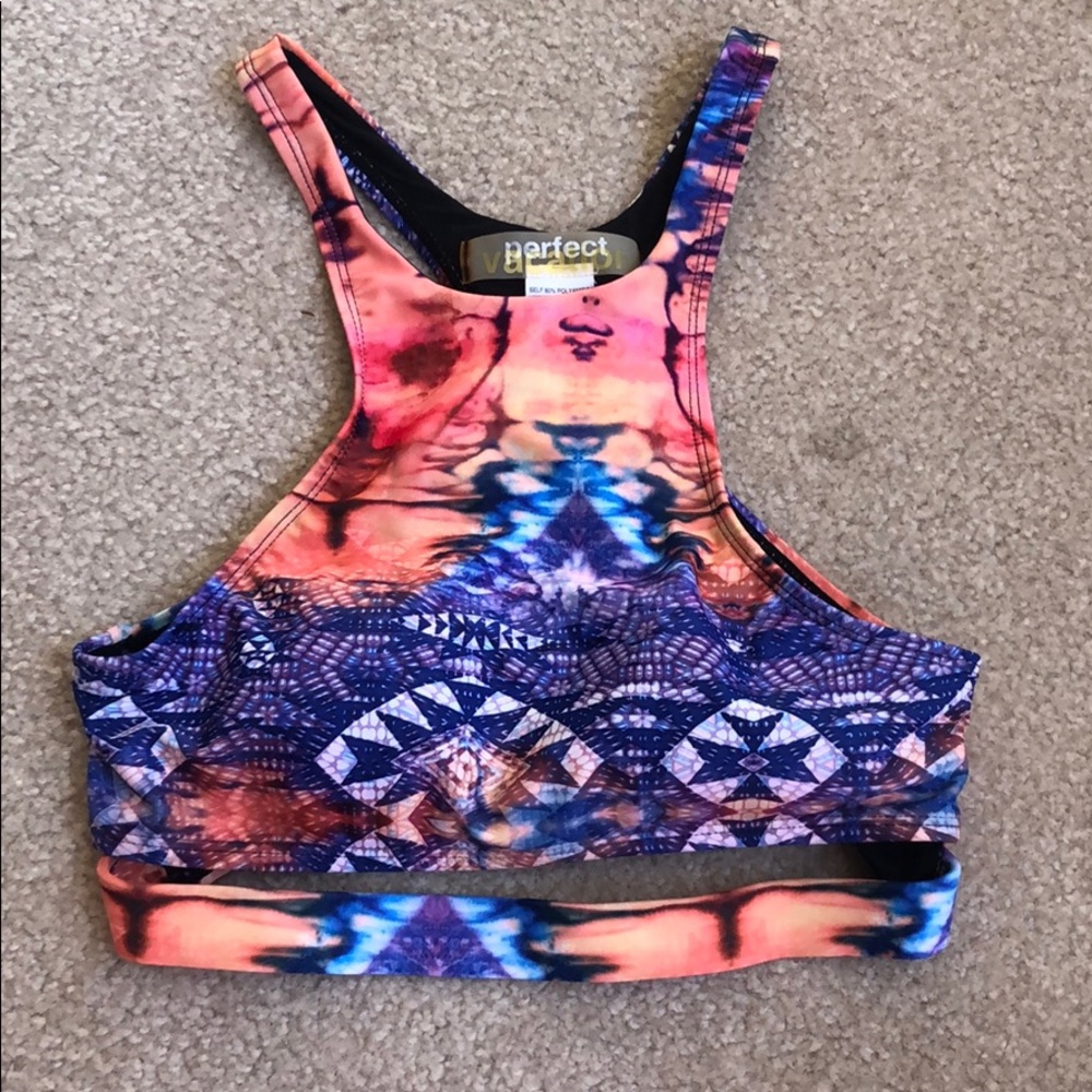 halter swimsuit top